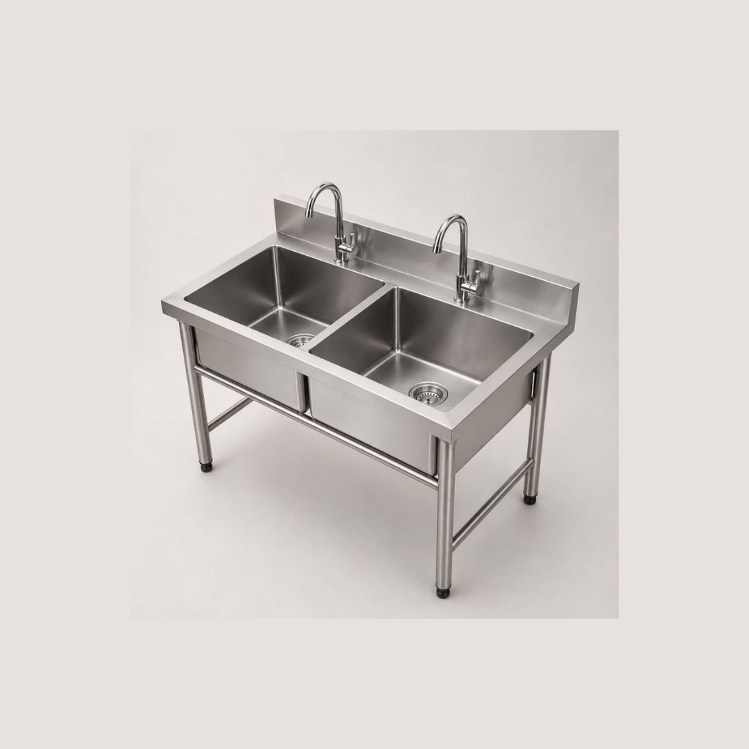 Double Sink W Left Table