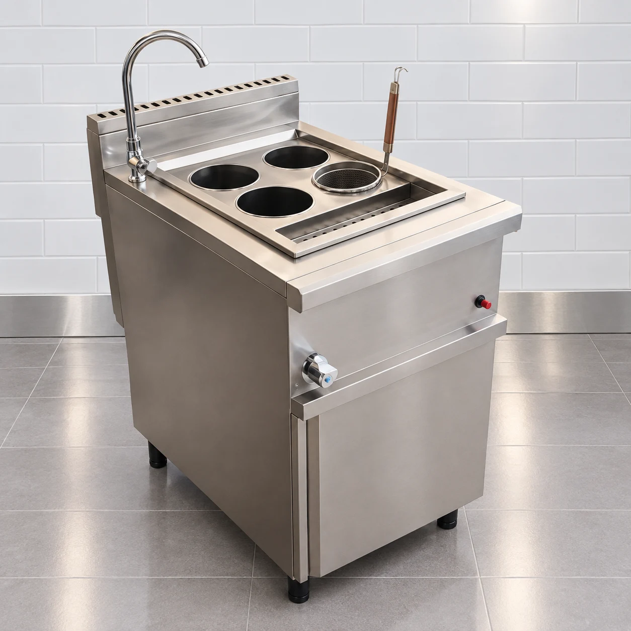 Gas Noodle Boiler 4 Hole