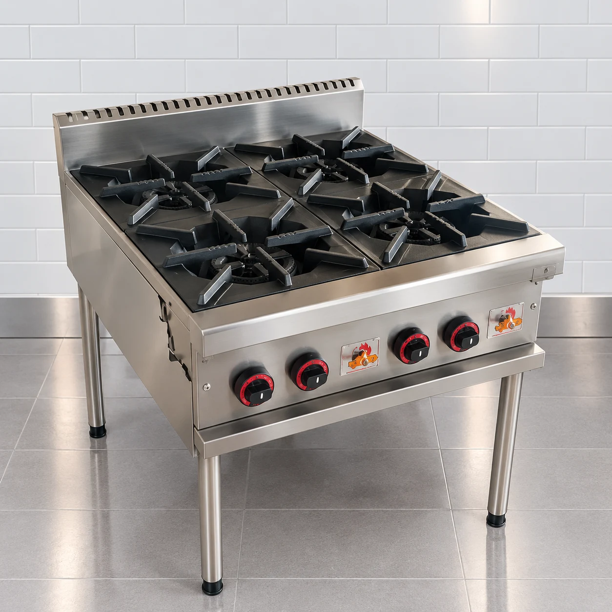 Gas Range 4 Burner